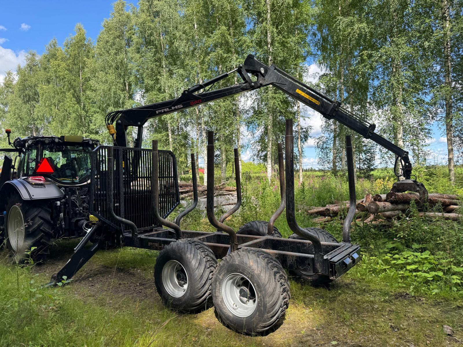 Palms 840 Metsäkuormaaja + Palms 12t Metsäkärry - Image 10